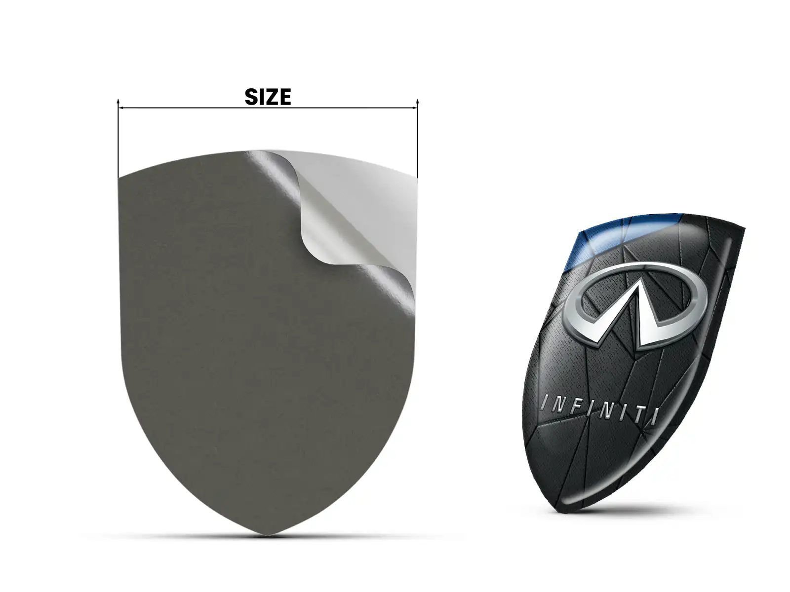 Infiniti Selbstklebende Aufkleber Fahrzeuge Racing Finish Premium